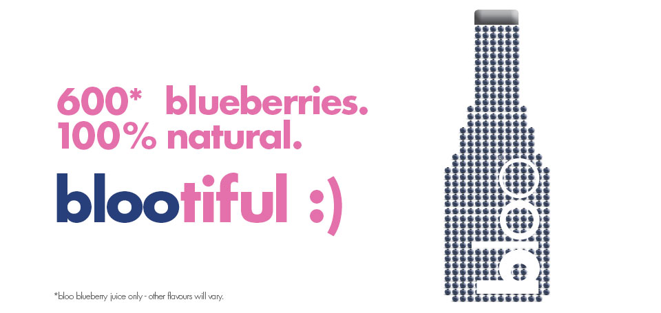 All the goodness of fresh-from-the-farm fruit. Years in the making, bloo juice comes to you from innovators at Country Magic , fourth generation farmers with deep-rooted ties to the land and inspired ideas that enhance your enjoyment of nature's bounty. It's 100% natural blueberry juice. - BlooJuice by Country Magic